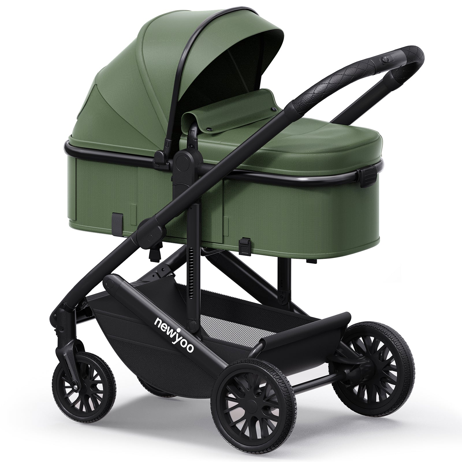 newyoo Baby Bassinet Stroller, Nestro 516M, Green