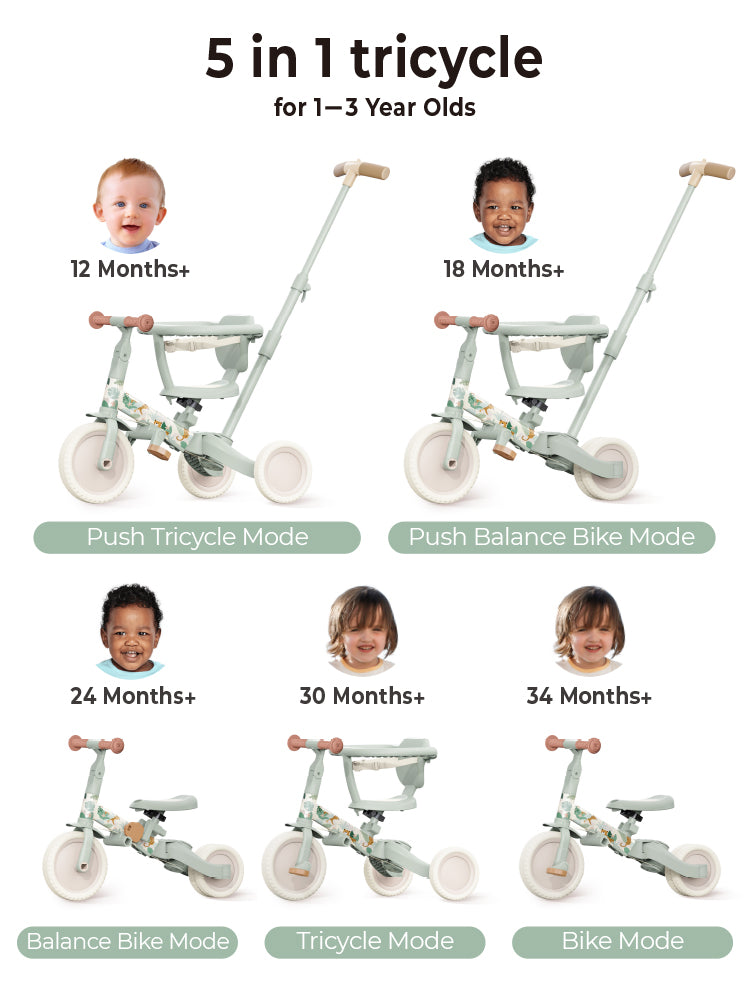 newyoo Tricycle, TR008, Moss