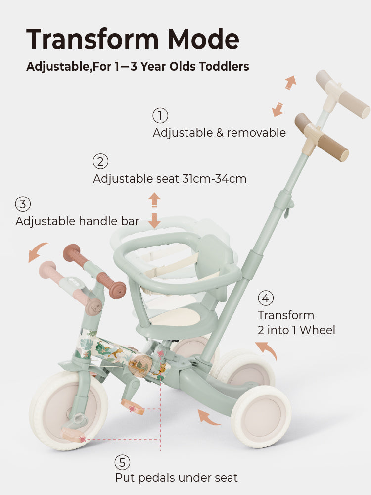 newyoo Tricycle, TR008, Moss