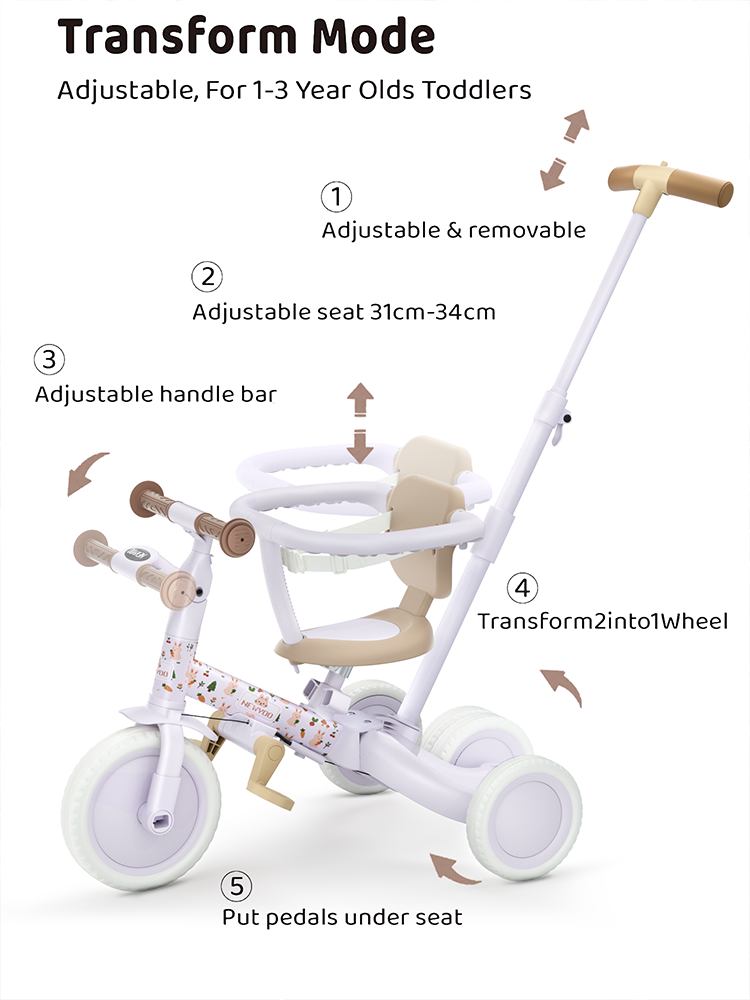 newyoo Tricycle, TR008,Lilac