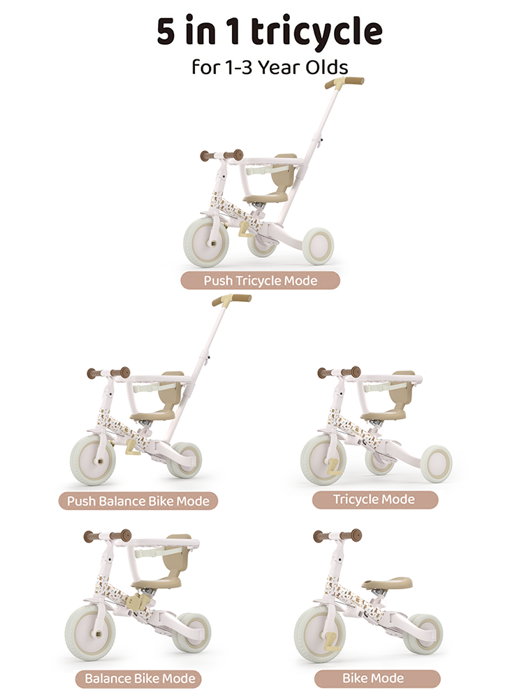 newyoo Tricycle, TR008, Ivory